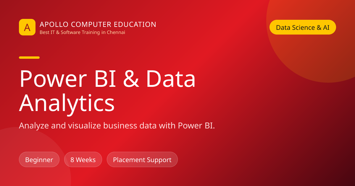 Power BI & Data Analytics